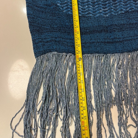 FREE PEOPLE Sunset Fringe Knit Festival Boho Coverup Top | XS/S | Retail $168 - Picture 6 of 8